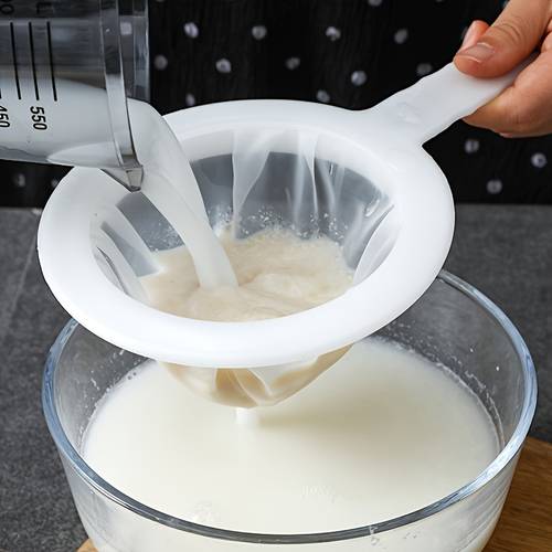 100 mesh fine mesh filter hanging strainer suitable for home brewing sieve filter for wine tea soy milk baking kitchen strainer fine mesh filter food strainer juice flour filter flour soy milk strainer kitchen