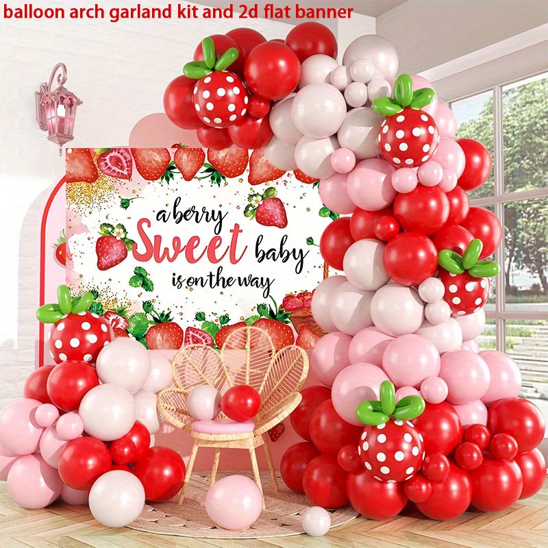 strawberry balloon sold on Temu United States