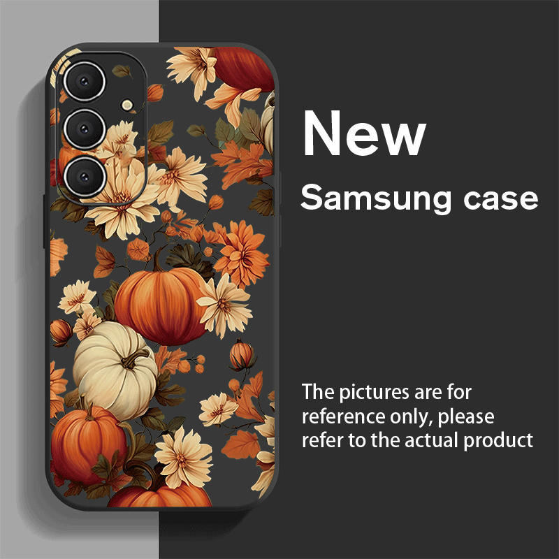 TEMU Coque de téléphone - Coque de téléphone rétro citrouille souple pour Samsung Galaxy