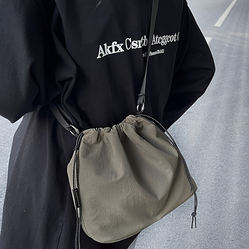 

1pc 's Shoulder Bag, , , , Drawstring , Lined,