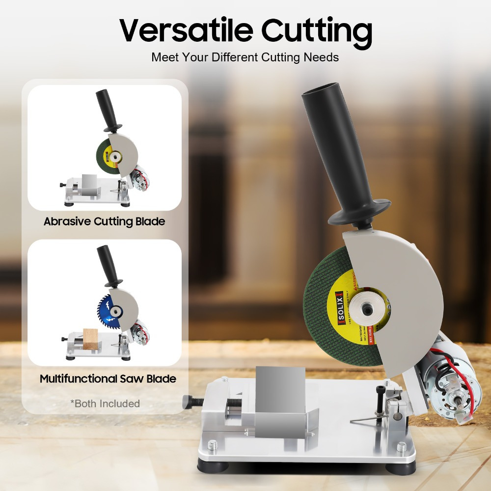 PortableTable Saw 110V Multifunction Jade Cutting Carving Machine 10000RPM Stepless Speed Regulation Jewelry Rock Polishing Saw Kit Bench Grinder Tabl Mini Miter Saw, 110V Multifunctional Micro Cutting Machine Portable Table  Saw, Adjustable Electric Cut-Off Chop Saw with Saw Blade and Abrasive