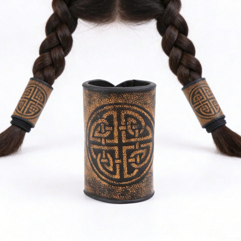 leather hair tie sold on Temu United States display picture 2