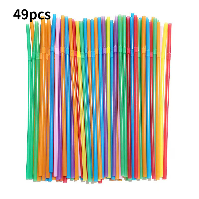 49pcs Handmade Weaving Material Package Creative Modeling Basket Weaving Tool Handmade Enthusiasts Special Plastic Tube Weaving Storage Basket Flower Basket Material Set