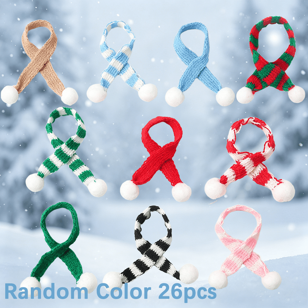 TEMU 13/26/52pcs Random Color Christmas Scarves, Christmas Tree Bottle Cap Decoration Accessories, | Beads & Bead Assortments |, Diy Handicrafts,