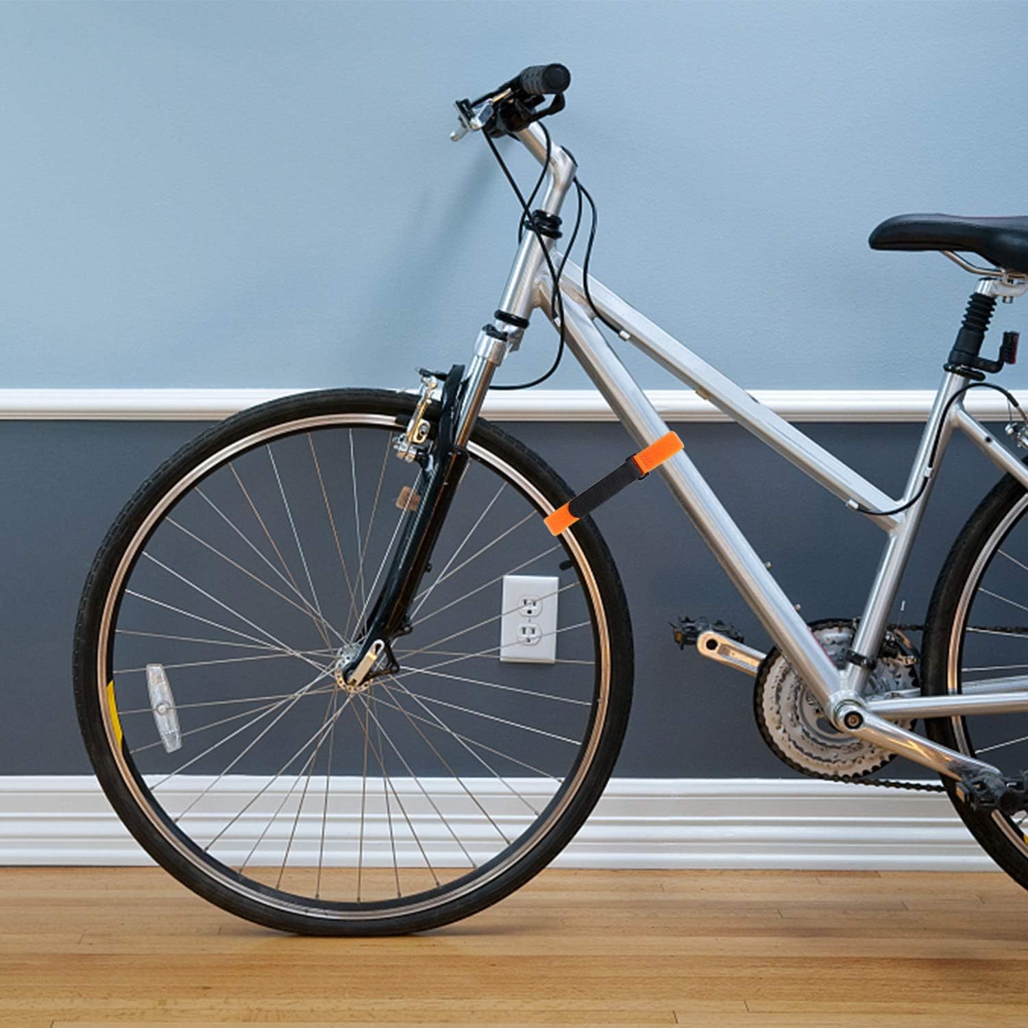 Bicycle Straps For Bike Rack With Buckle - CARGEN Heavy Duty Velcro Straps Velcro Cord Wraps Bicycle Tie Downs Bike Wheel Stabilizer Strap For Transportation And Storage 2pcs Black 1 X 30