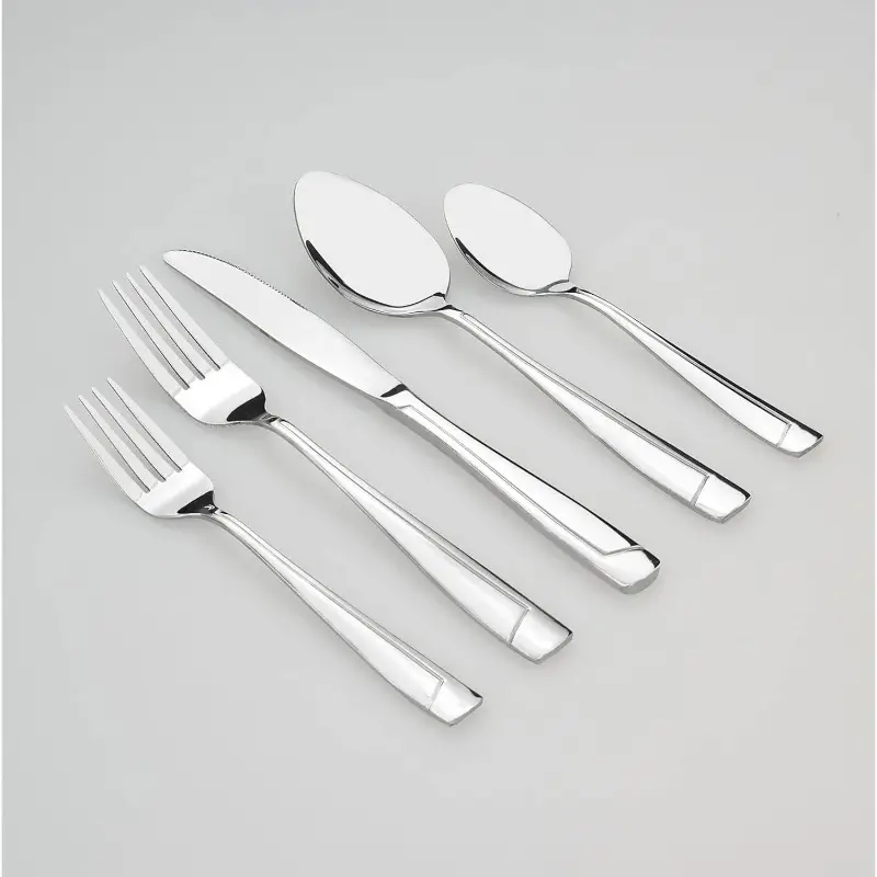 set of 10 stainless steel tableware, including 50pcs of cutlery. Product details 3