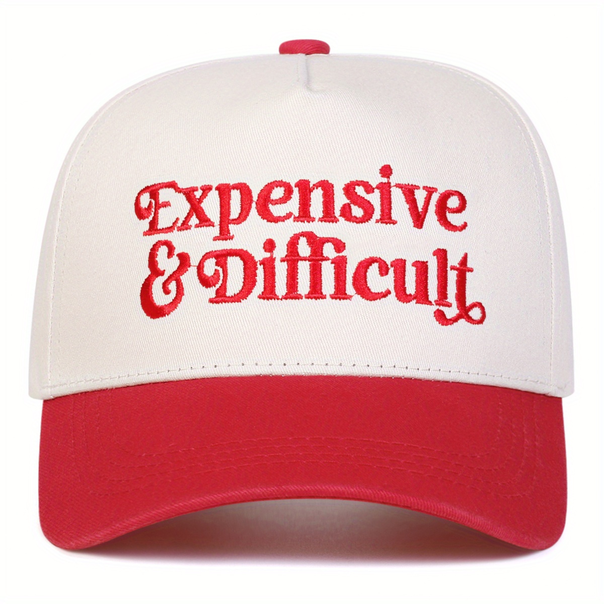 TEMU 1pc Men's Outdoor Expensive & Baseball , Adjustable Fashionable Five-panel Hat For Spring/autumn Travel And Beach Vacation