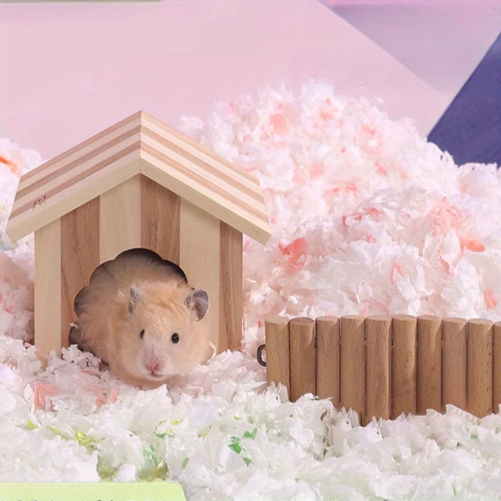 hamster paper bedding soft warm comfortable cage mat natural