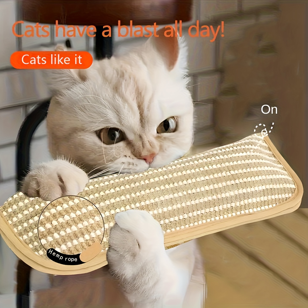 cat toy game pillow and cat scratching pad for solo play and intimate interaction to keep your feline friend   soothing