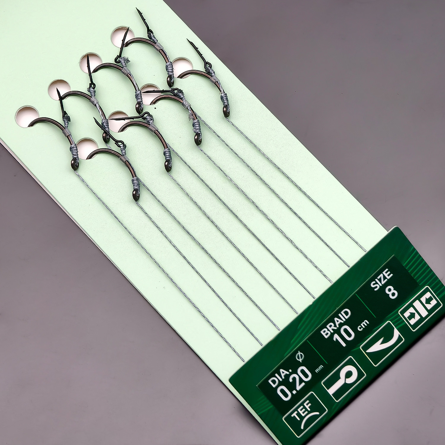 TEMU 8 piezas de Method Feeder Carp Rigs Set - Equipo y equipo de pesca hechos a , accesorios de pesca, pesca de carpa, gancho de frontal y trasera,