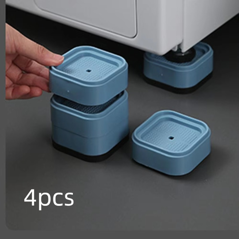 4pcs feet pads rubber mat anti-slip silent universal washing machine  refrigerator support dampers stand - tools & home improvement - Temu