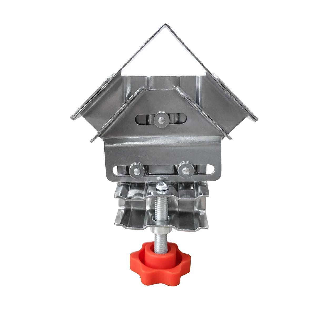 Corner Clamp Steel 90 Degree, Right Angle Clamp Carpenter Quick Splicing Clamp W/ Adjustable Swing Jaw For Diy Framing Welding