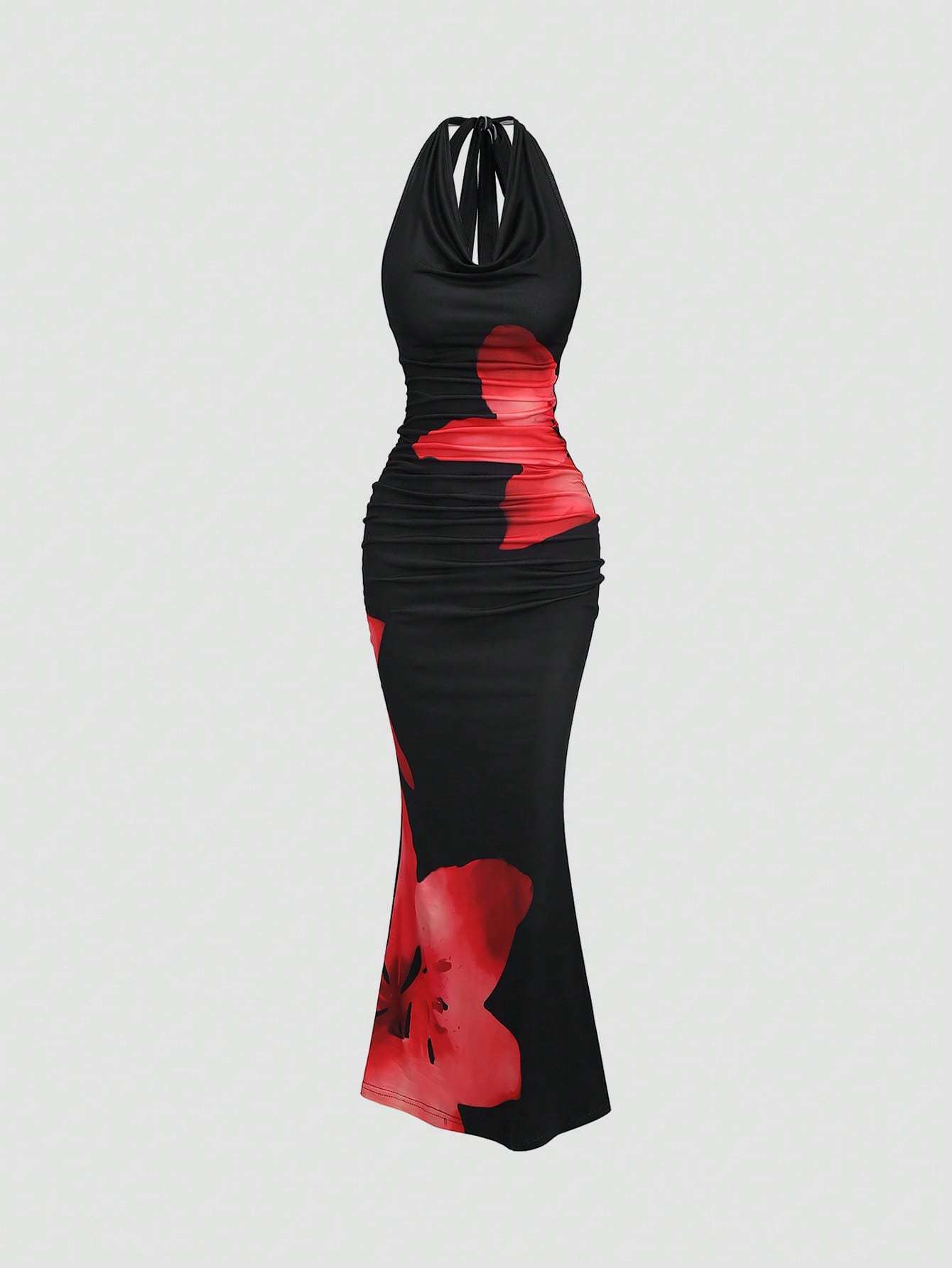 fitted lace wedding dress Women Midi Pencil Dress with Sweetheart Neckline Xs / Red main image 1