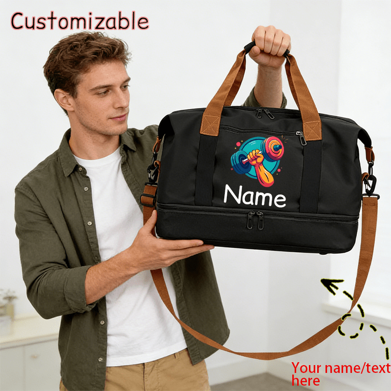 TEMU Tote Bag, Classic Large-capacity Trolley Luggage Bag, Hand- Shoulder Bag, Durable 900d Material, Suitable For Yoga Bag, Multiple Colors From,