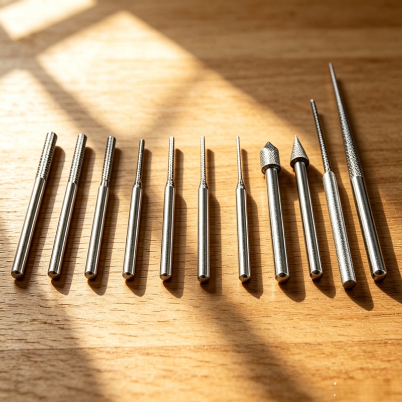 TEMU 11pcs Diamond Drill Bit Set, Ideal For Drilling And Grinding On Marble, Glass, Jade, Ceramic, Amber, Crystal, Pearl, And Tool Kit, For Glass And
