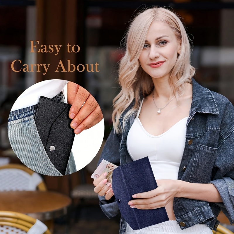 8 in 1 rectangular multifunctional wallet multi color   office supplies faux leather for fund management budgeting and check storage pu material makeup brush bag glasses case envelope bag cosmetic bag