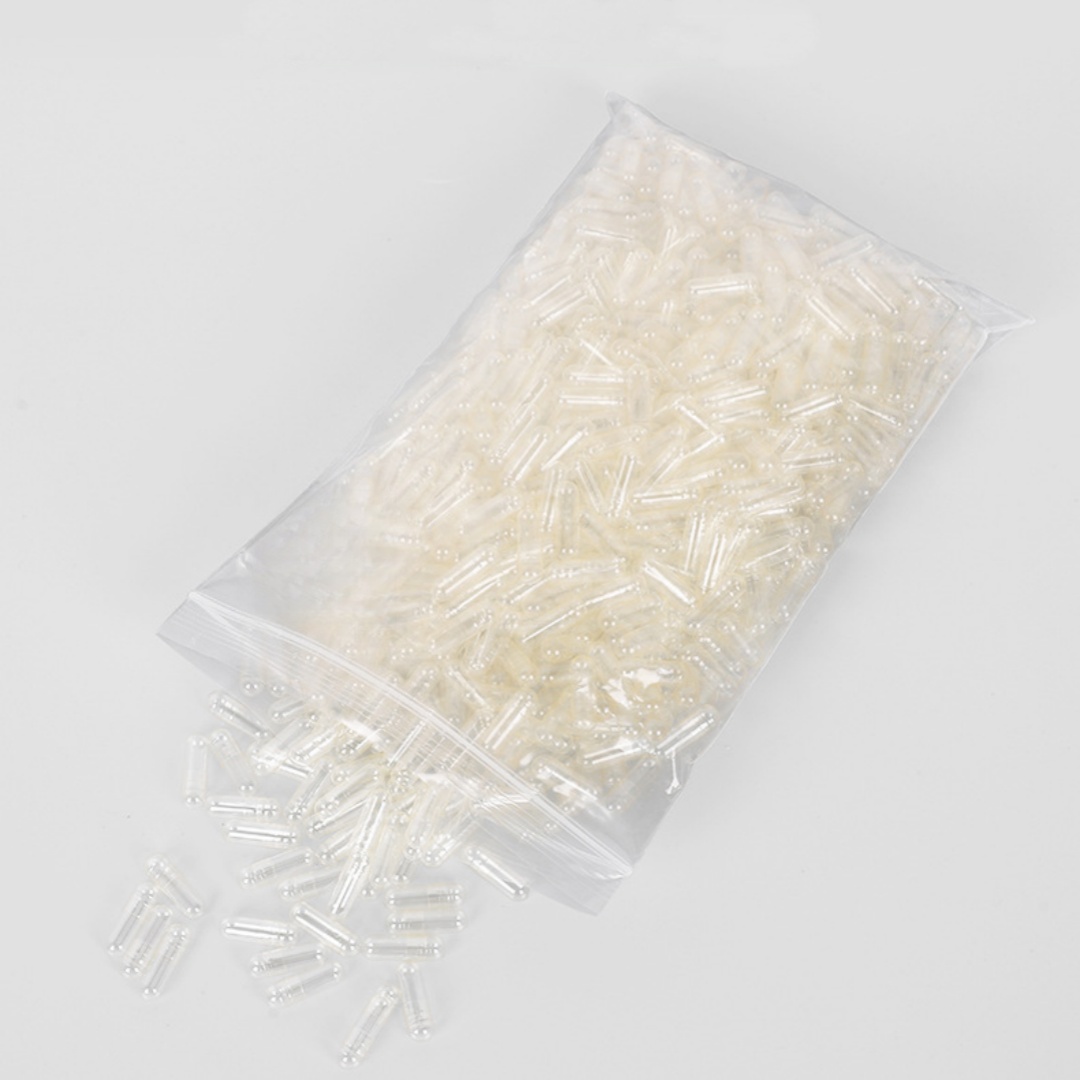 TEMU 100 Transparent Plastic Capsules | , Suitable For Jewelry Making, Crafts, Supplements, Tea Bags - No , Ideal For Projects And Bulk Use,