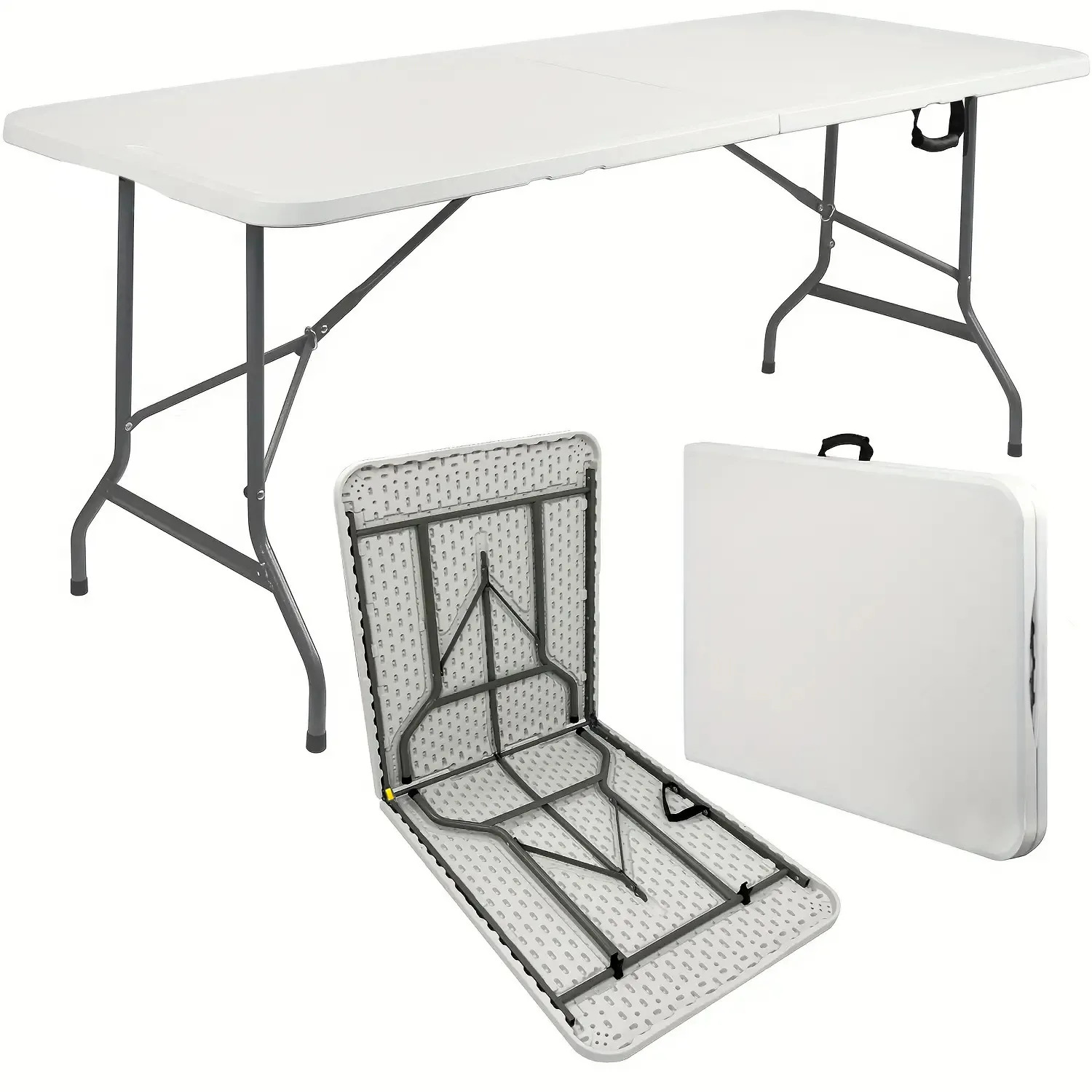 outdoor white picnic table with benches heavy duty rectangle dining table set for garden and park patio table outdoor dining table porch patio garden heavy duty folding camping table patio table no chairs with additions