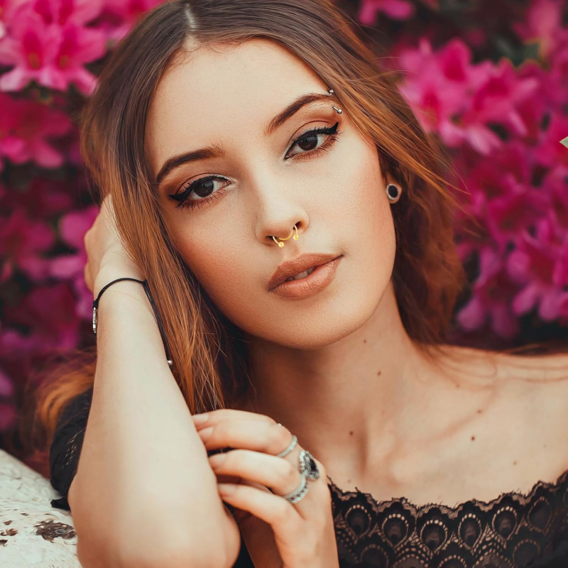 Set of Non-Piercing Nose Rings, Clip-On Jewelry