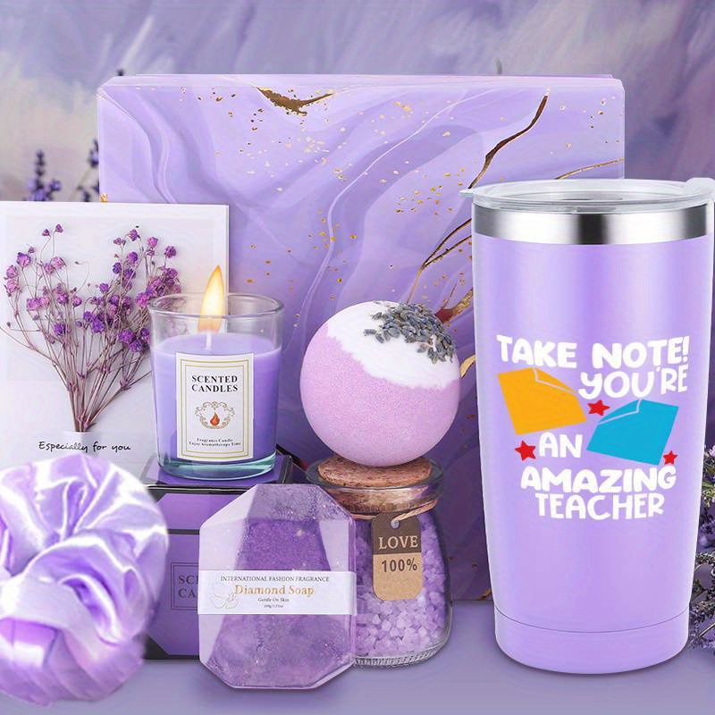 8pcs pink gifts basket women teacher gift Temu