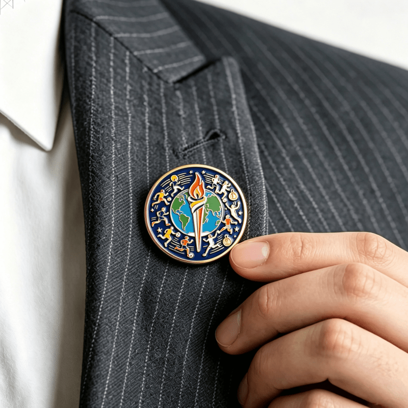personalized enamel pins sold on Temu United States