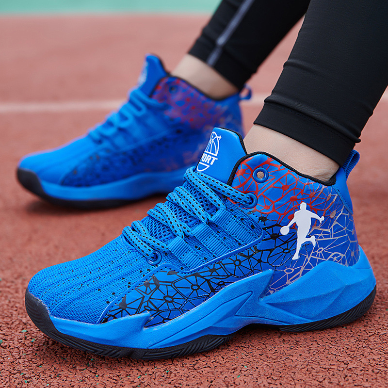youth high-top basketball shoes - turquoise/green/purple/grey/pink/golden neon  -the-dark-like effect, breathable pu mesh & rubber sole, lace-up sports sneakers with arch & non-slip grip for   -   wear-resistant sneakers for running, gym, basketball training (ideal for teens & adults) -   options  , light up sneakers, shoes for school, sneakers for  , youth sneakers, for teenager Product details 1