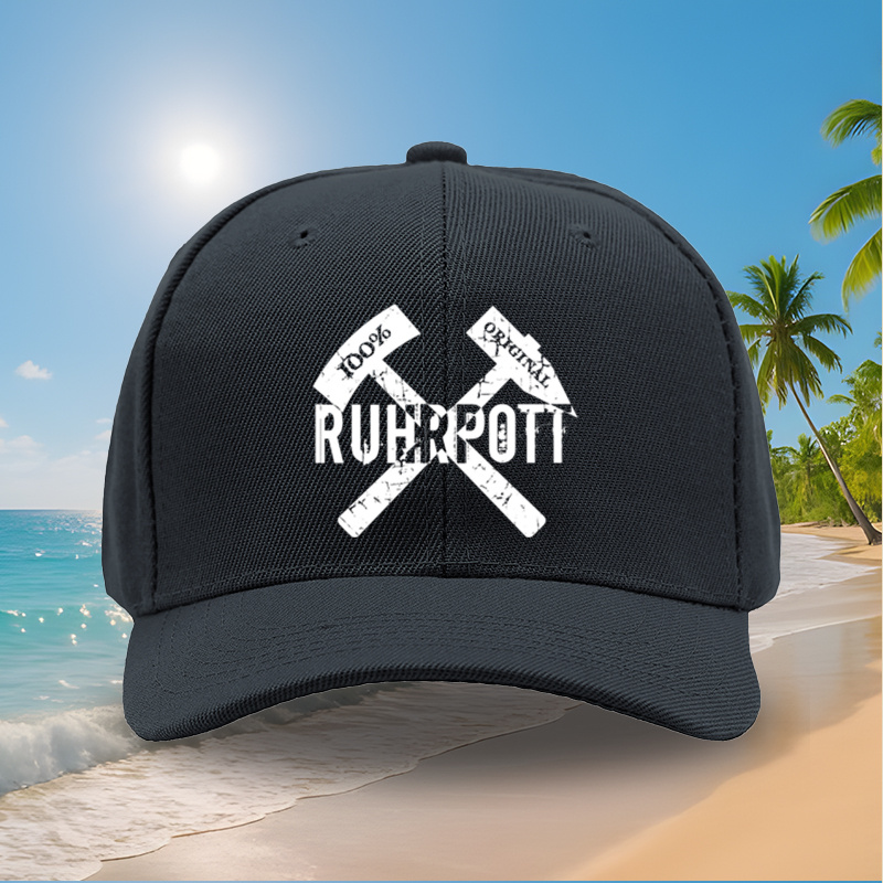 E-shop Eine neue Baseballkappe mit einem -Kreuzhammer-Design, verstellbar für Outdoor-Aktivitäten und Freizeit, ideal für Erwachsene und Fans urbaner