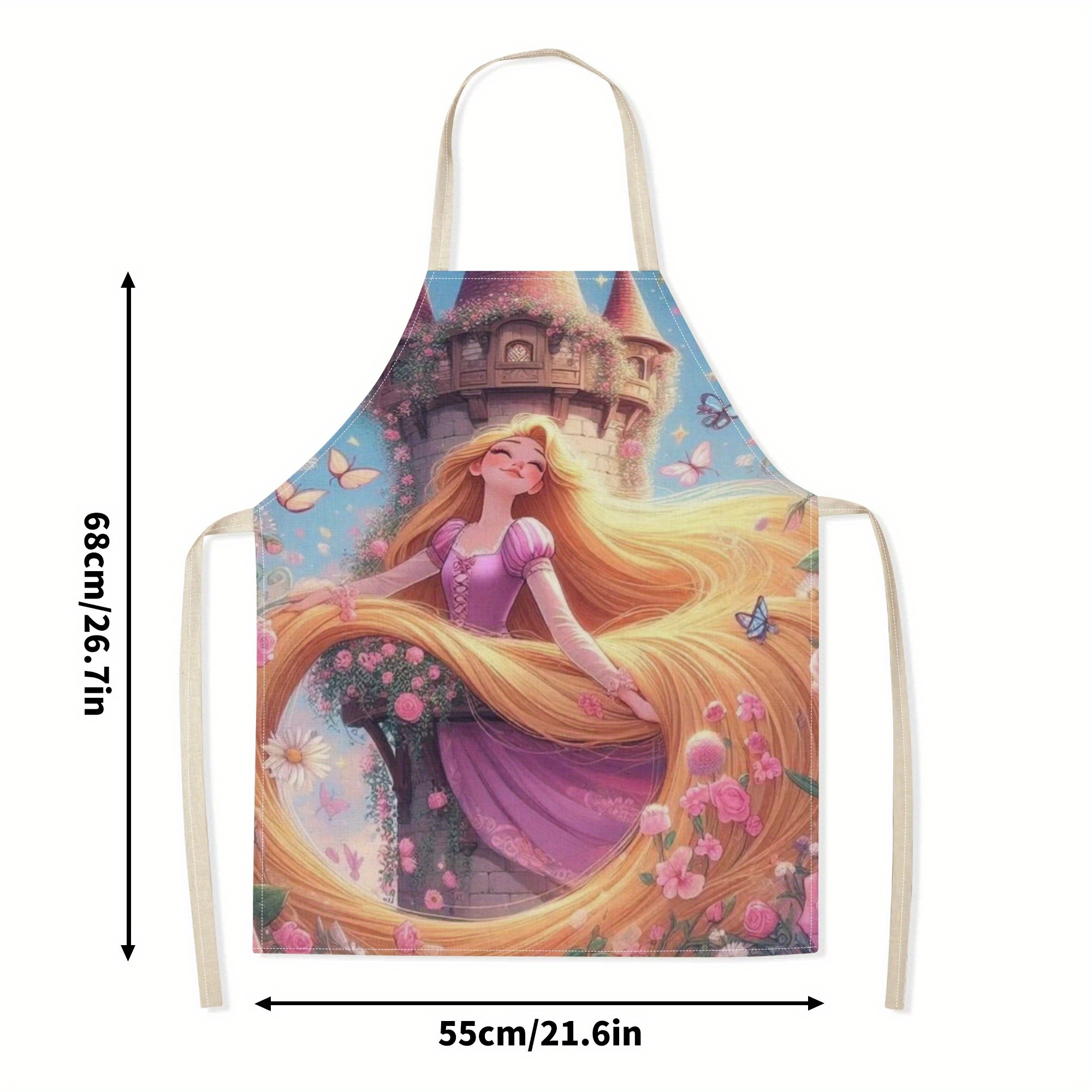 disney   waterproof apron - vibrant cartoon print,   polyester, ideal for home, hotels, restaurants, and more details 7