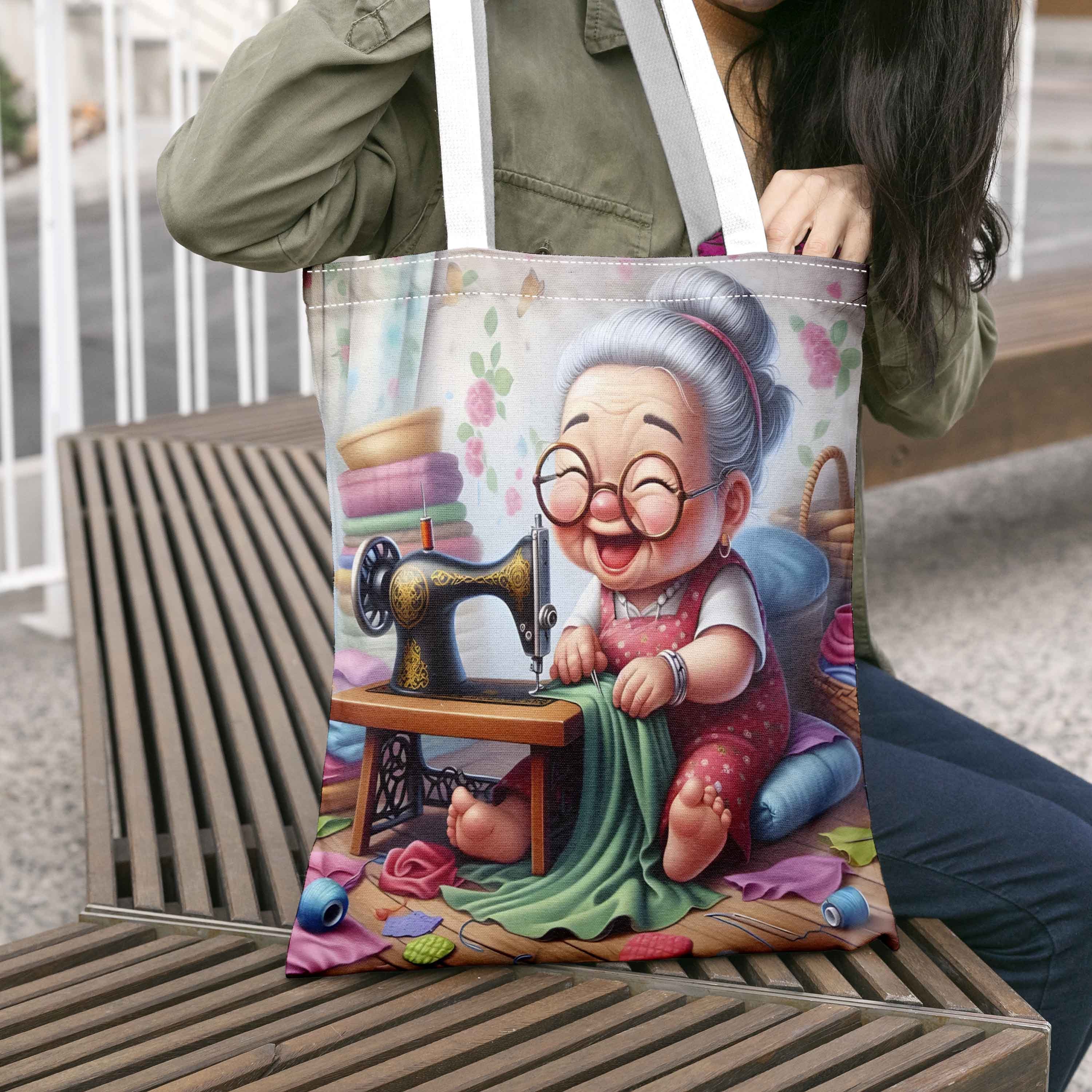 in a loving mothers hand stylish grandma tote bag - Temu Cyprus