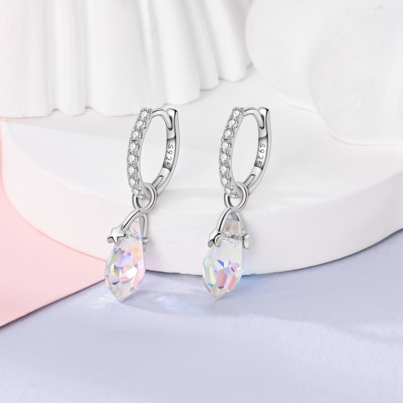 Women's Exquisite 925 Sterling Silver Stud Earrings