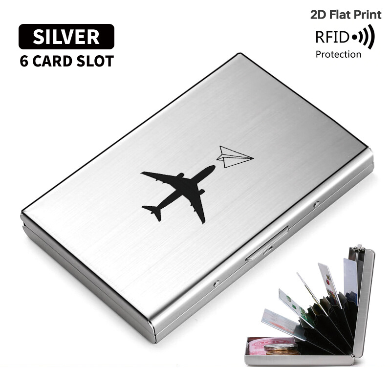 TEMU Porte-cartes métallique à blocage RFID, portefeuille mince et avec étui à carte de crédit à bouton-poussoir latéral escamotable, fine et pour
