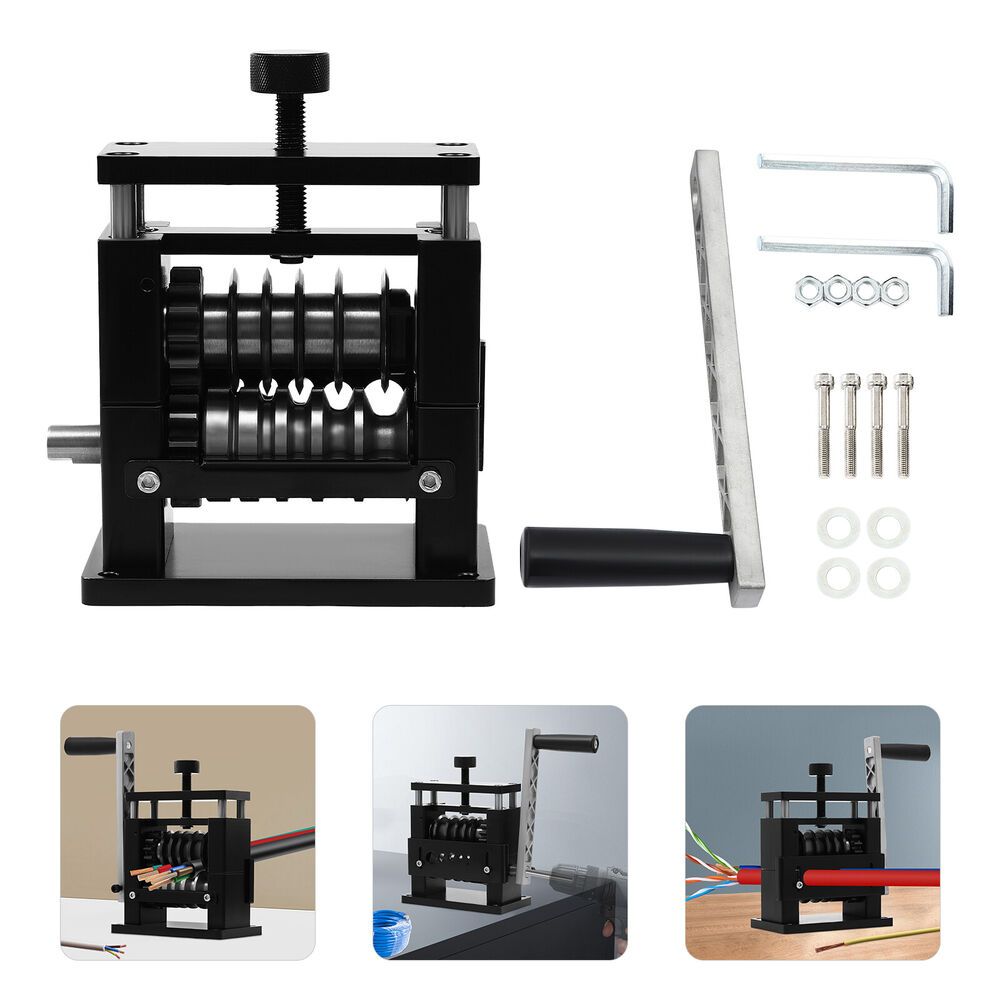 Image of Manual Cable Stripping Tool With 6 Holes, Black, 's Day Easter