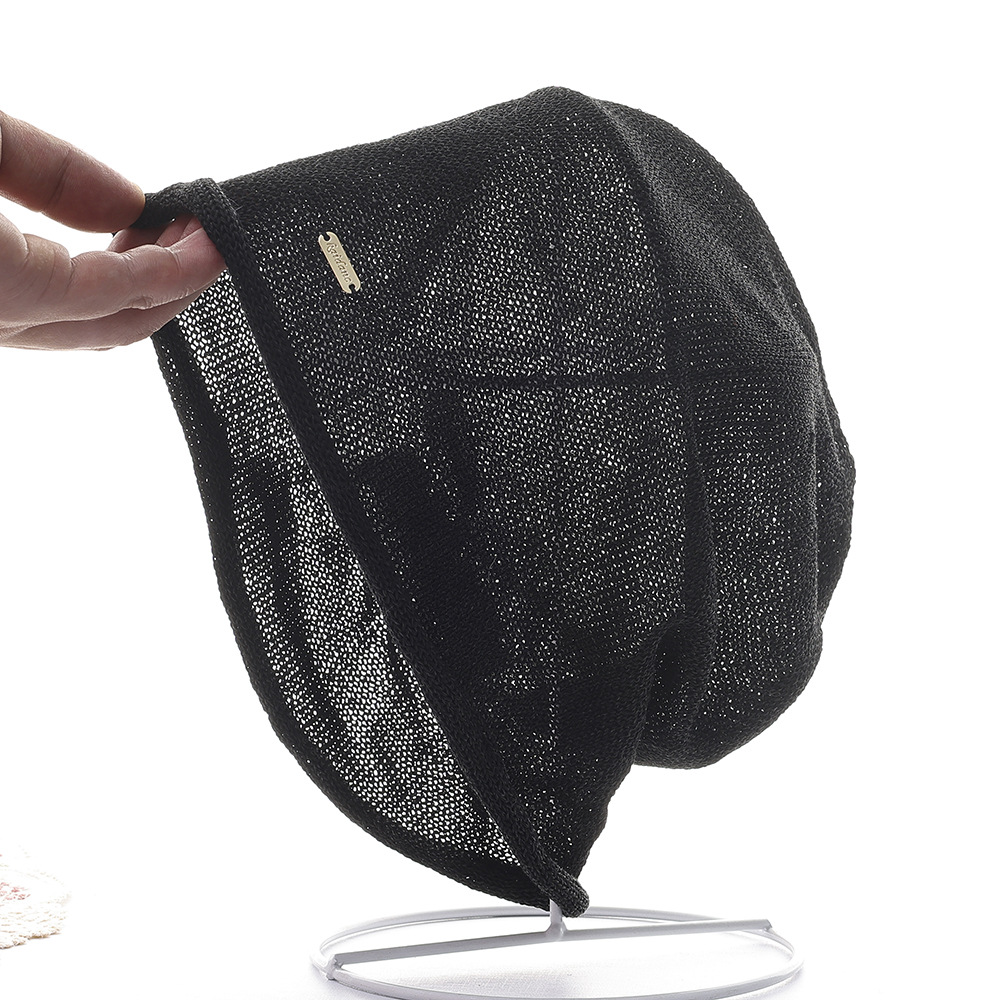 Breathable Linen Loose Hats, Lightweight Cooling Headscarves For Summer, Suitable For Women