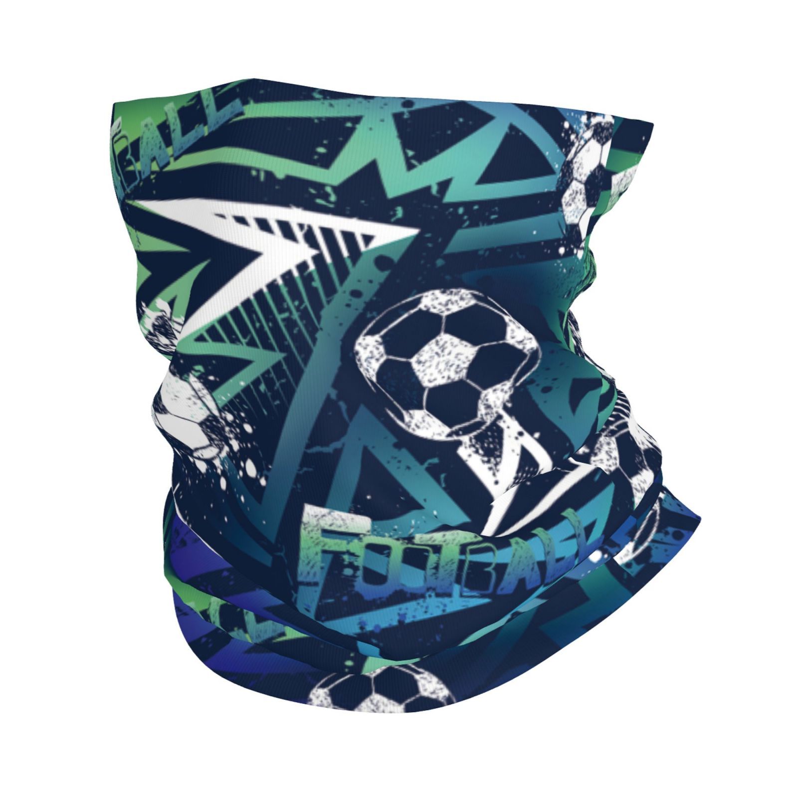Image of Men's Stylish Football Neck Gaiter, A Versatile And Lightweight Headband Scarf Suitable For Outdoor Sports And Cycling