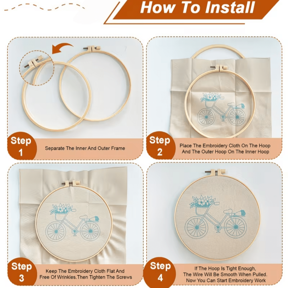 Owl Pattern Handmade DIY Embroidery Kit for Beginners