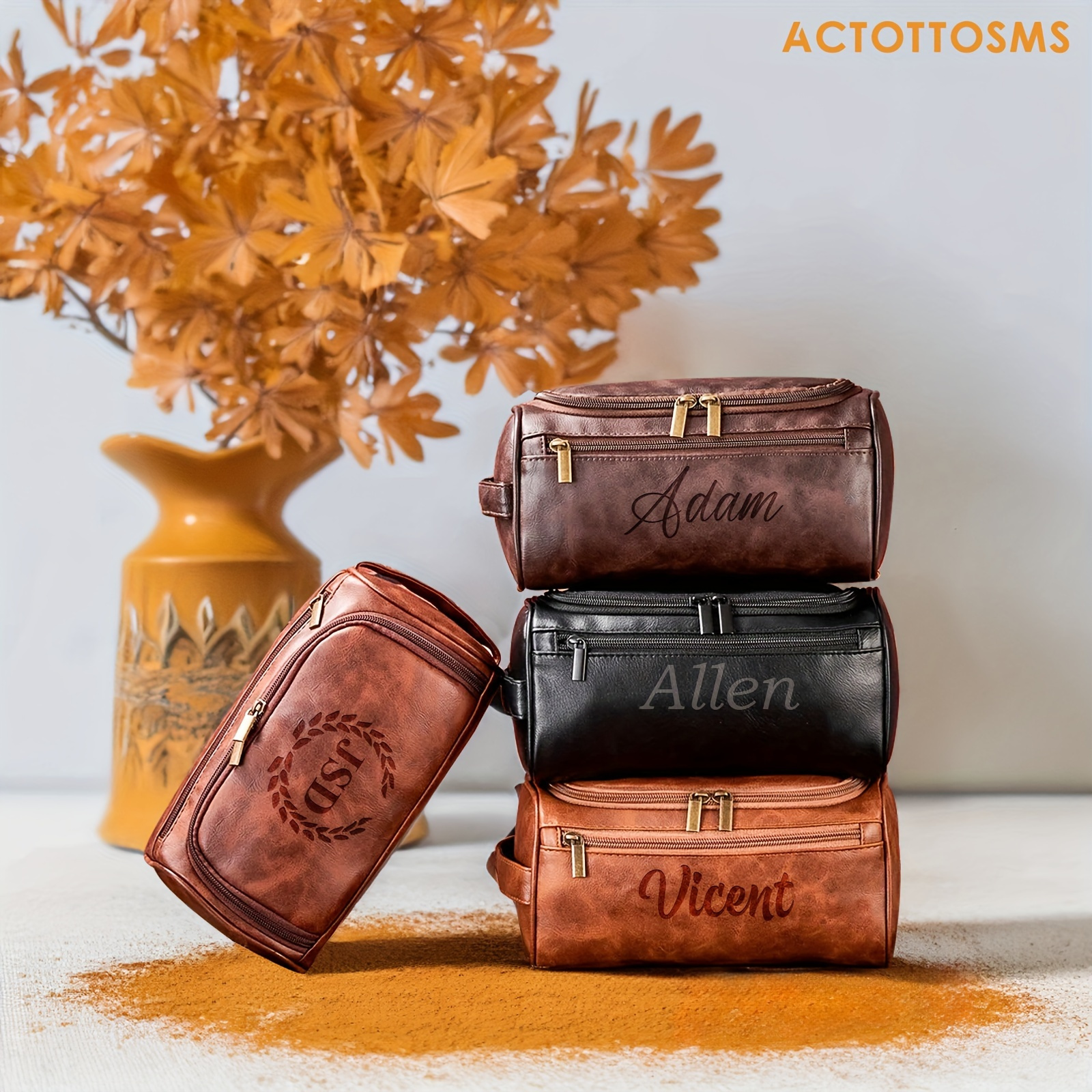 beauty case inciso personalizzato in pelle Temu Switzerland