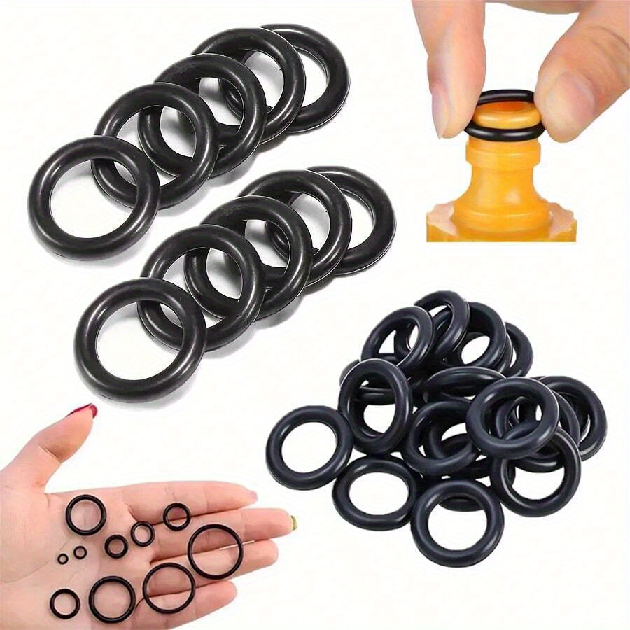 

90pcs Ring Oil Resistance O-ring Washer Gasket Seals Watertightness Assortment Different Size With Plastic Box Kit Set