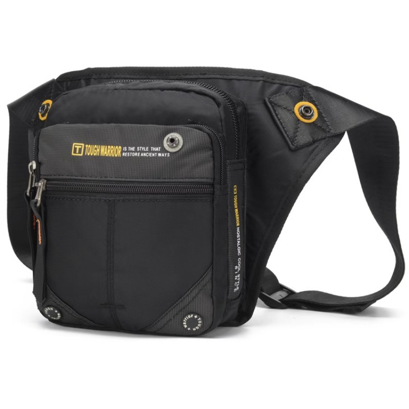 Image of Tough Warrior Casual Durable Lightweight Men's And Women's Commuter Waist Bag Outdoor Fashion Chest Bag Men's And Women's Hiking Phone Waist Bag Running Waist Bag
