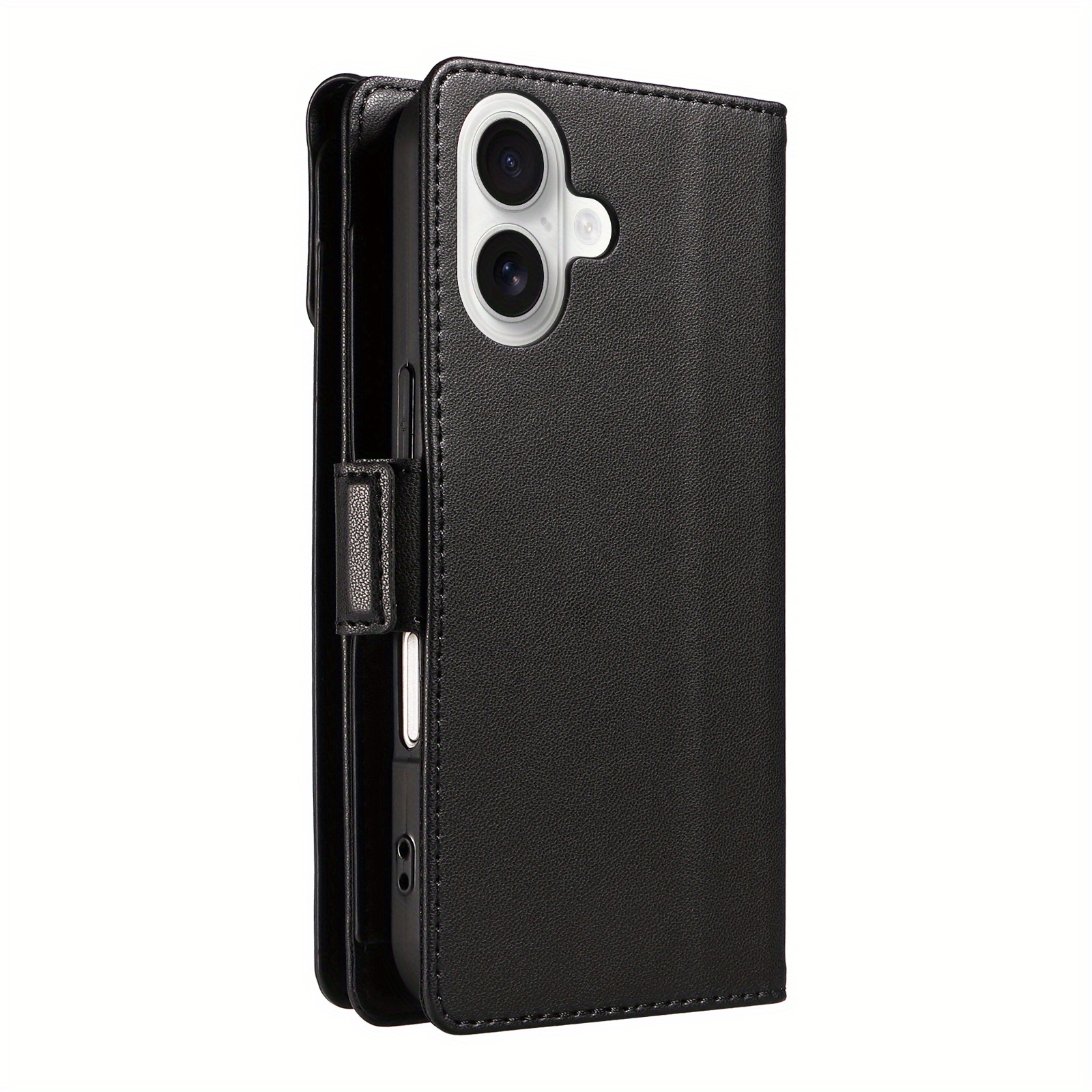 black multi card wallet phone case simple versatile design - Temu Nigeria