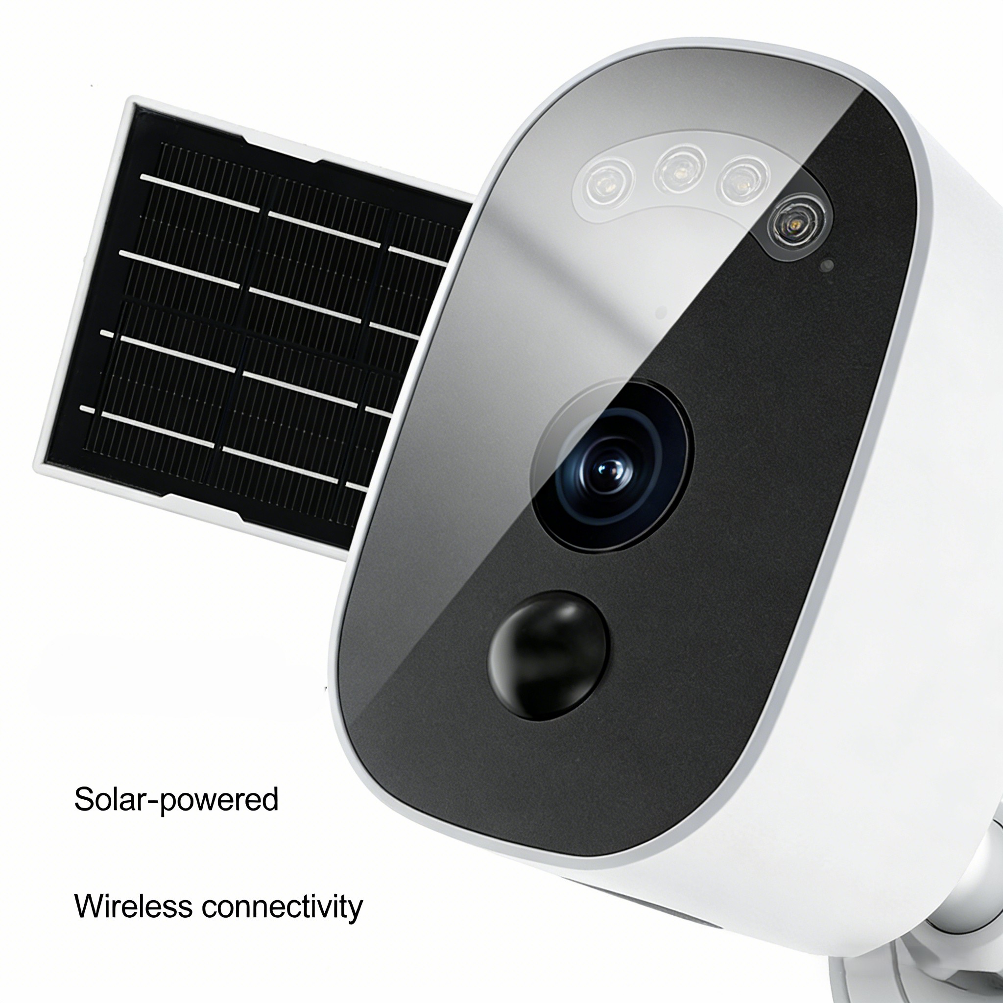 Jooan Cam720 App 2k Solar Wireless Outdoor Security Camera, 2.4g Wifi, 5200mah Rechargeable Battery, Low Power, Real--way Audio, Night Vision, Ai & Pir Human Detection, Ipx6