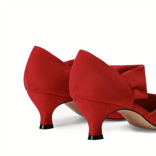 womens kitten heels low pumps shoes pointed closed toe slip on dress work bridal party wedding kitten heel pumps design sweet and elegant comfortable pumps casual dressy shoes