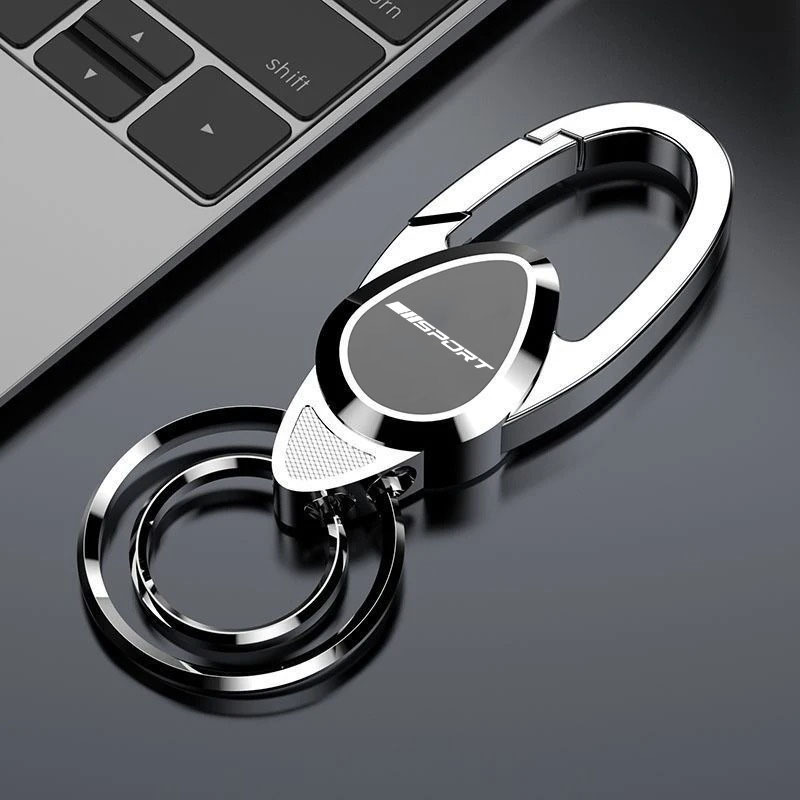 Image of Keychain Sports Keychain Metal Inlaid Keychain Classic Men' Keychain Romantic Gift For Men And Women