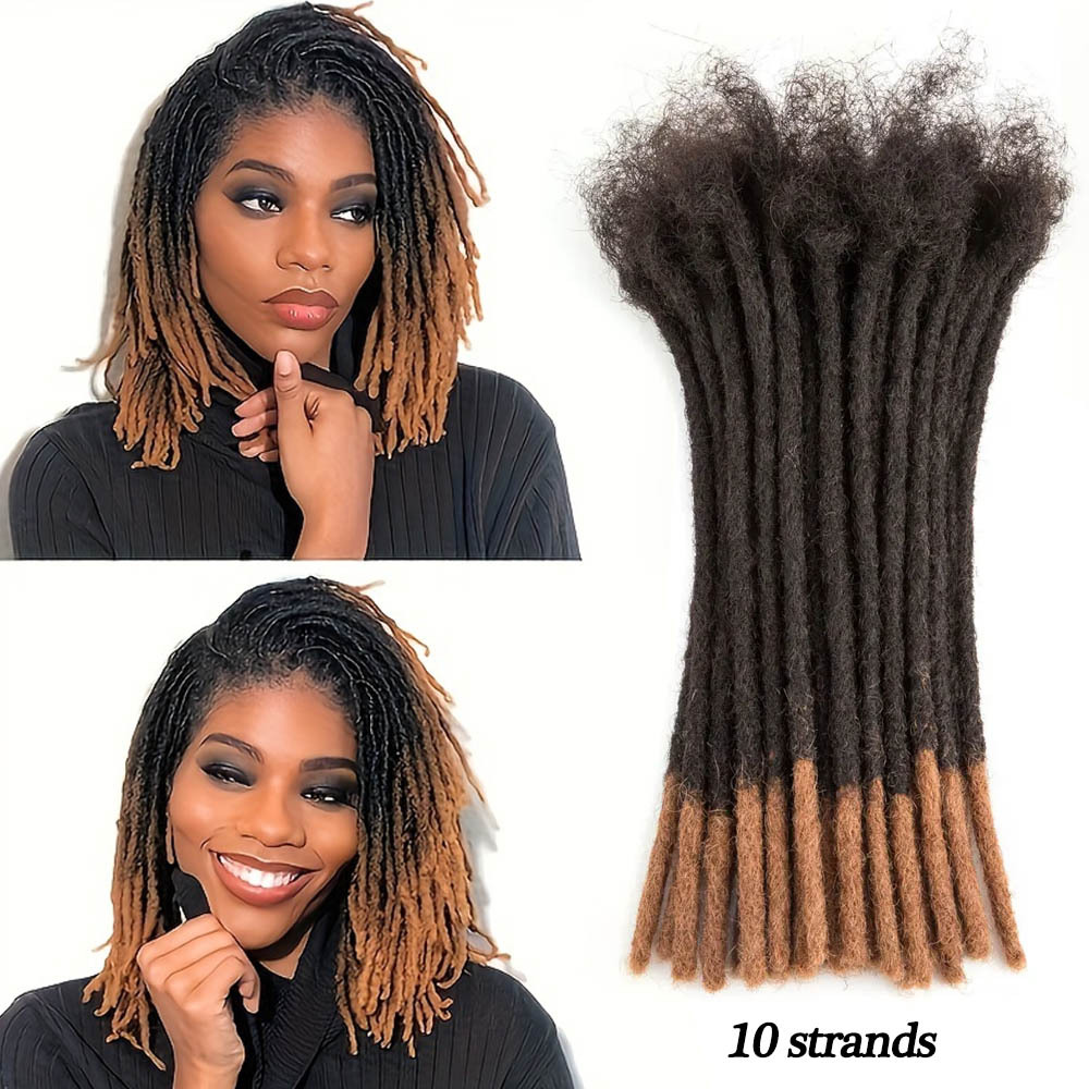 TEMU 0.6cm Crochet Dreadlocks Braid Hair Human Hair Locks Dreads Extensions Hair Extentions