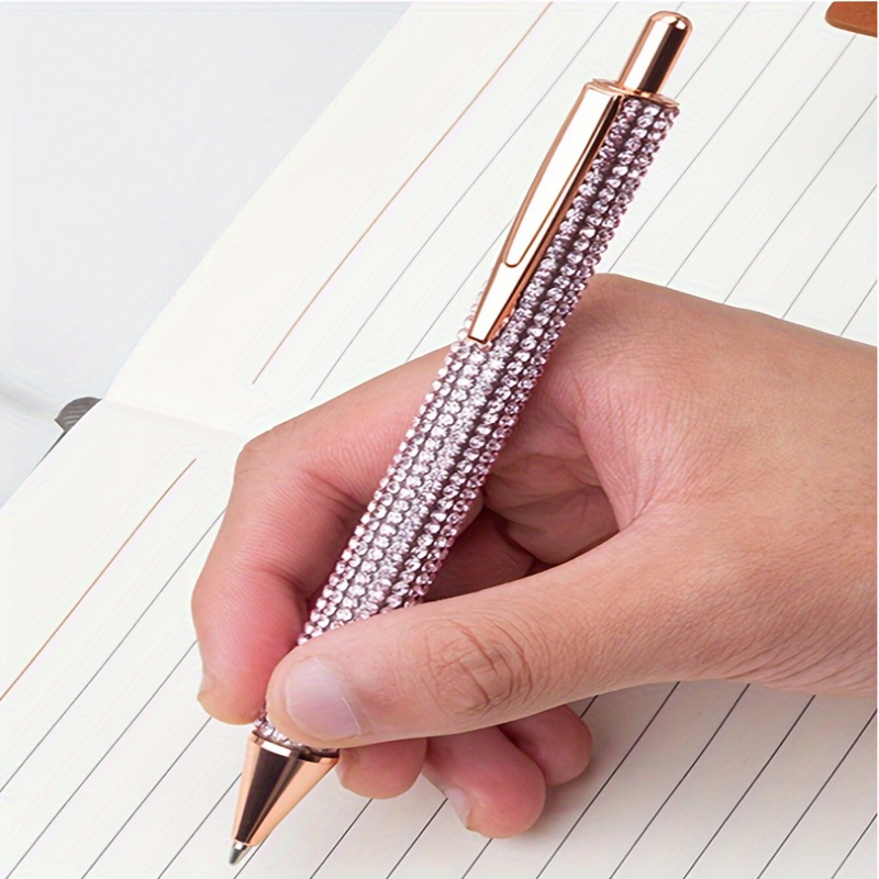 

6pcs Diamond Pens - For School And , , - Click Pens