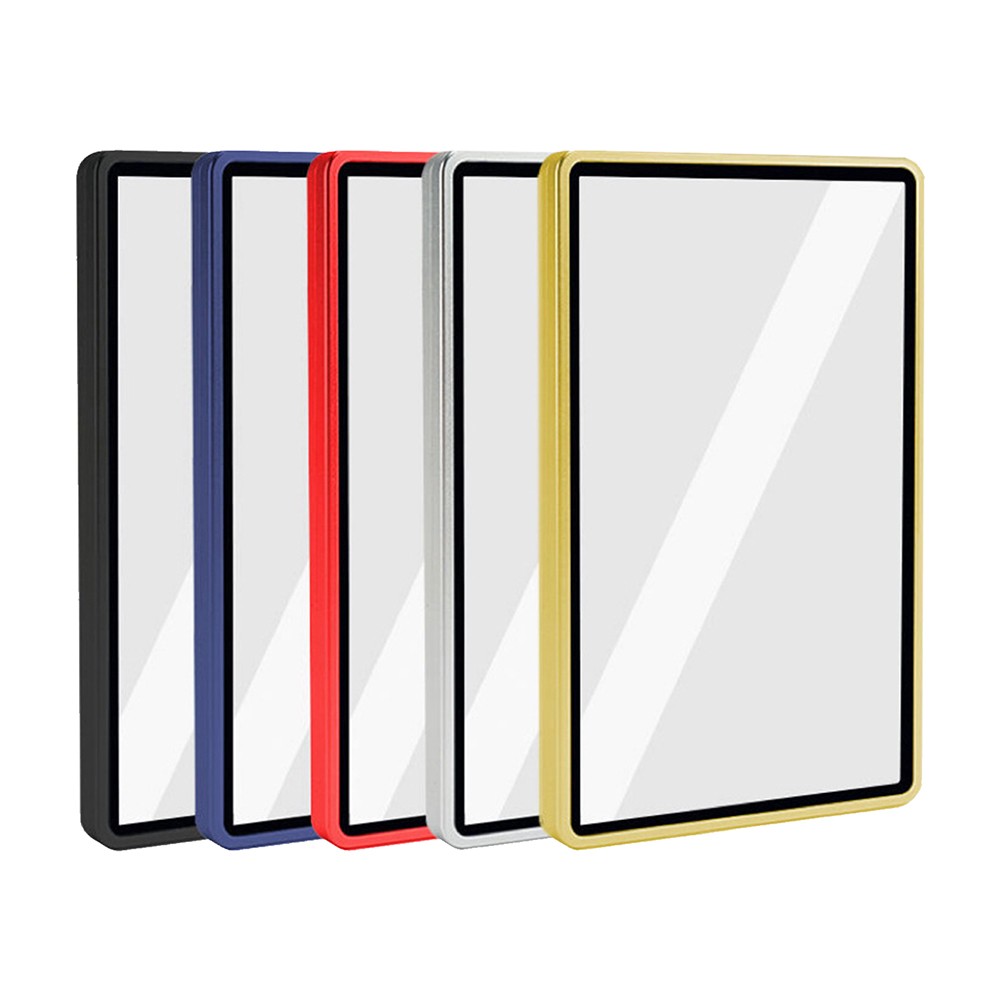 TEMU 5 Pack Magnetic Trading Card Slab Aluminum Alloy Graded Card Showcase, Uv-resistant Tempered Glass Slab Protector, Personalized Slab Bumper For
