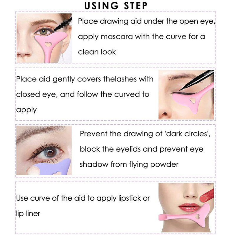 Resusable Silicone Eyeliner Tool Suitable Beginners - Temu