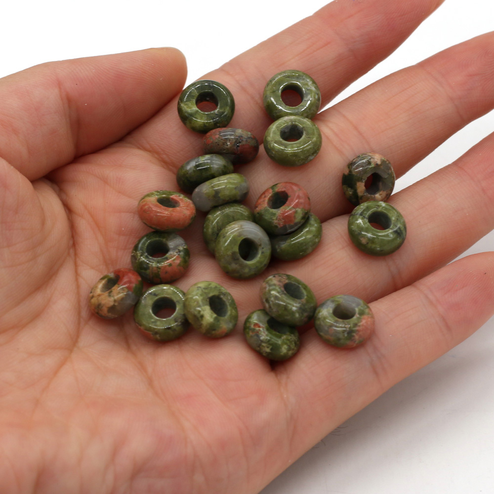 Natural Stone Beads For Jewelry Making Large Hole Beads Size - Temu