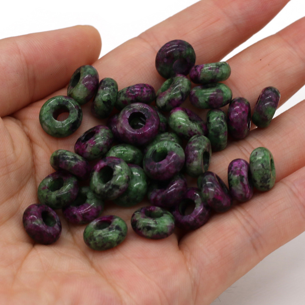 Natural Stone Beads For Jewelry Making Large Hole Beads Size - Temu