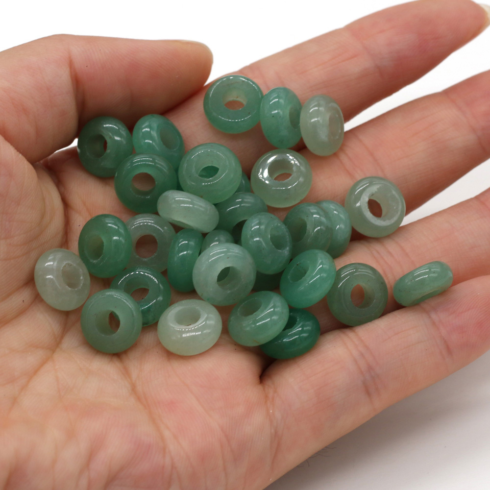 Natural Stone Beads For Jewelry Making Large Hole Beads Size - Temu