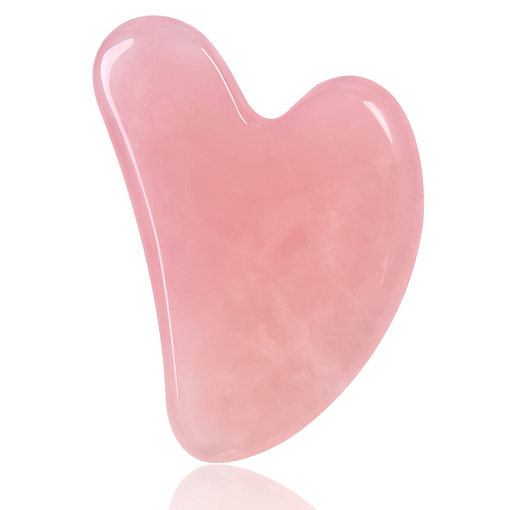 Rejuvenate Your Skin with the Heart-Shaped Gua Sha Board & Facial Massage Tool!